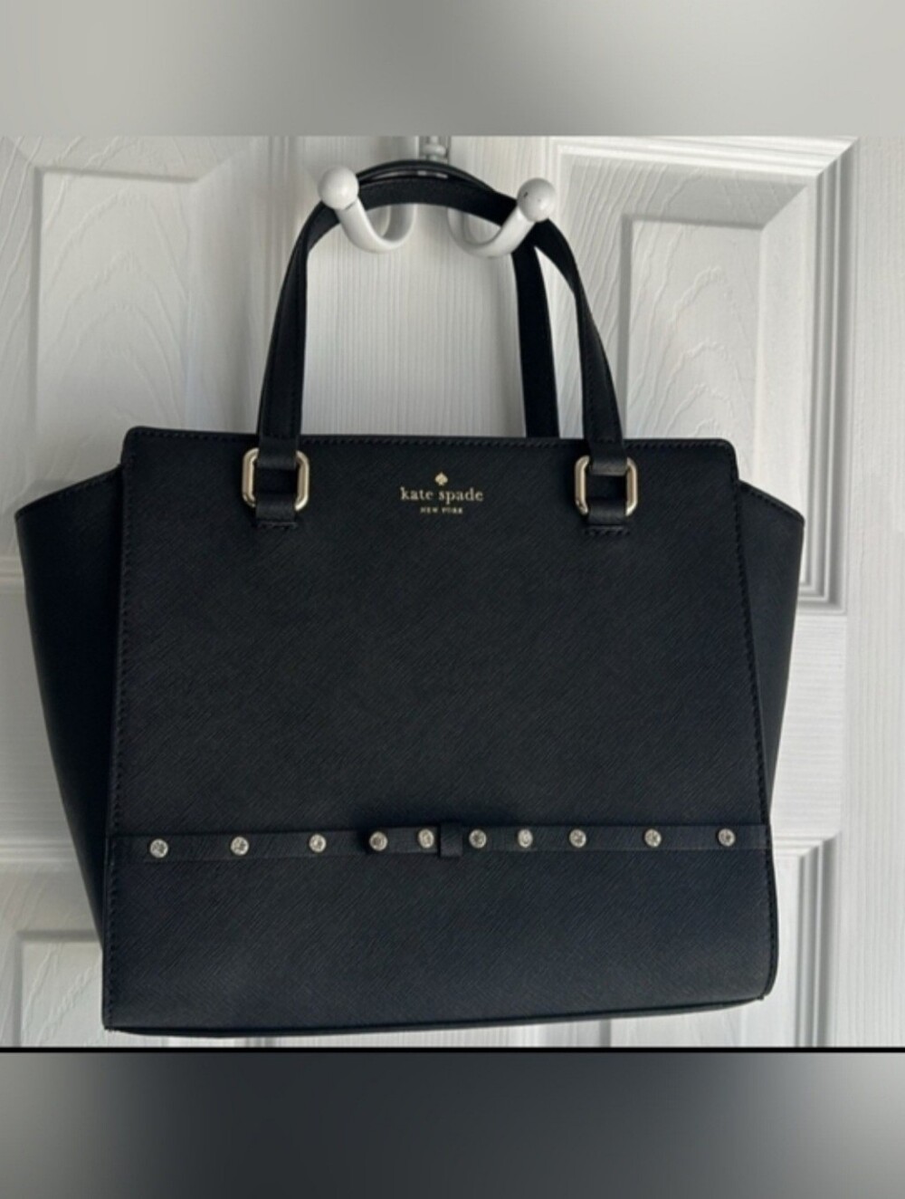 Kate Spade Black Saffiano Leather Top-Handle Satchel
